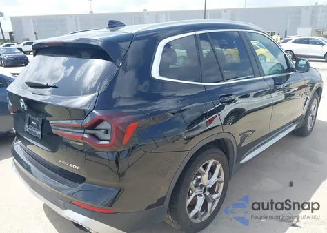 2023 BMW X3 xDrive30I из США, поврежденный, VIN 5UX53DP01P9R81339